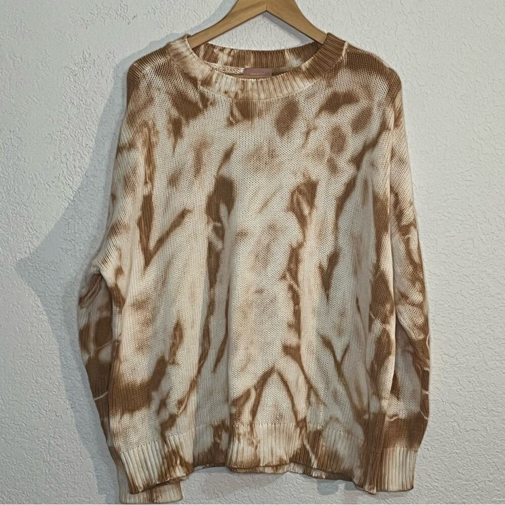 Show me Your MuMu Sunday sweater camel tie dye Casual Coastal Beach Cozy Boho